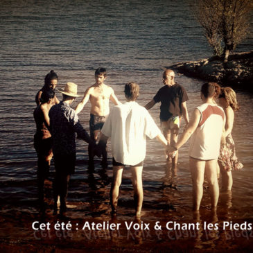 Ateliers Voix et Chant les pieds dans l’eau (salagou) les mercredis de Juillet et aout 18h-19h30